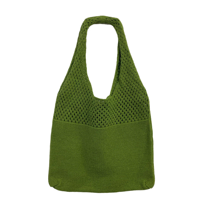 Knitted Retro Shoulder Bag Portable Large-capacity Tote
