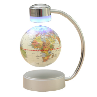 Globe à suspension magnétique de 8 pouces, décoration de bureau, cadeau d'entreprise, nouveauté, cadeau d'anniversaire créatif