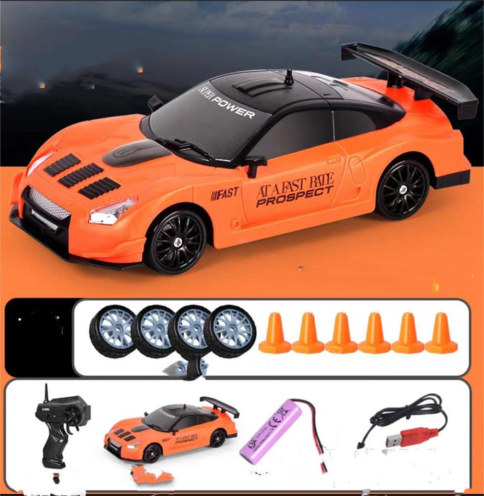 2,4G Drift Rc Car 4WD RC Drift Car Toy Control remoto GTR modelo AE86 vehículo RC coche de carreras juguete para niños regalos de navidad