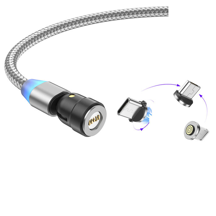 Cavo dati magnetico tre in uno per ricarica del telefono cellulare