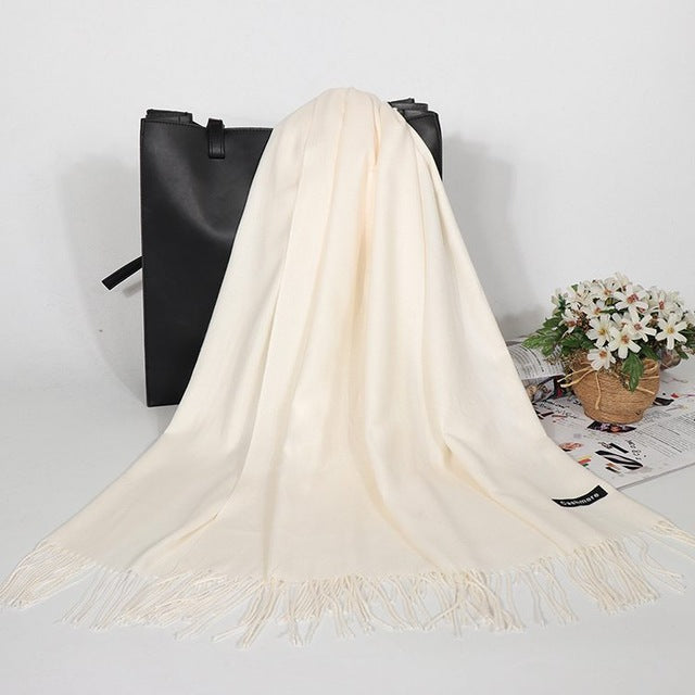 Winter Cashmere Women Scarf Female Luxury Brand Scarves Lady