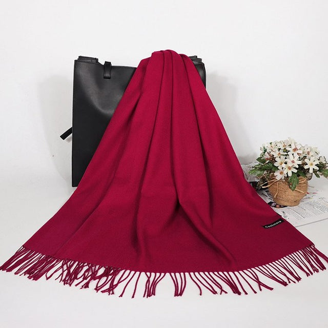 Winter Cashmere Women Scarf Female Luxury Brand Scarves Lady