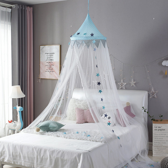 Cortinas de cama infantil, redes mosquiteiras suspensas, barracas leves e respiráveis