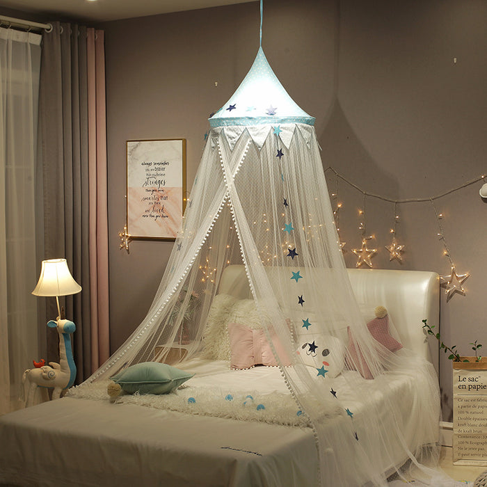 Cortinas de cama infantil, redes mosquiteiras suspensas, barracas leves e respiráveis
