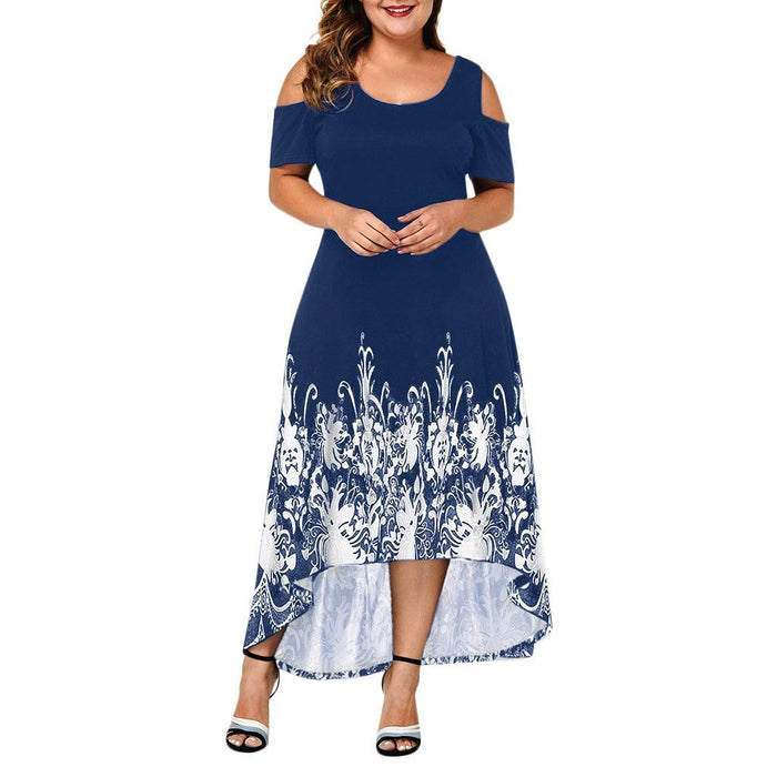 Evening Party Summer Plus Size Maxi Dress Women XL Short