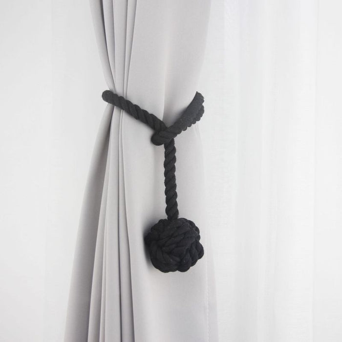 Simple European Style Curtain Straps, Multi-Color Curtains, Tassels, Cotton Rope Straps