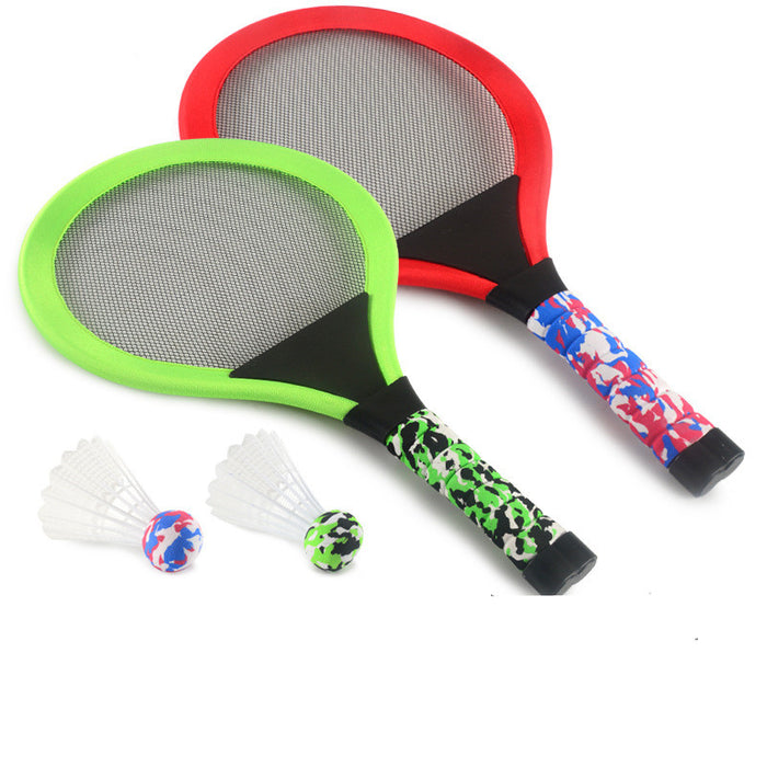 Children's luminous badminton racket set