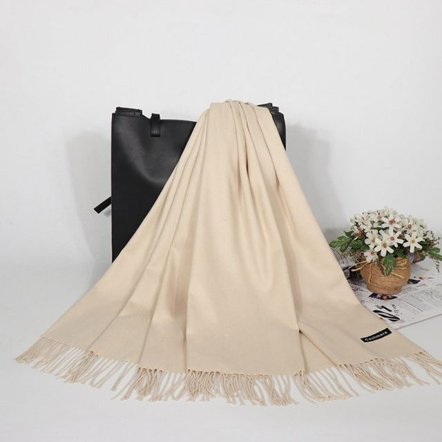 Winter Cashmere Women Scarf Female Luxury Brand Scarves Lady