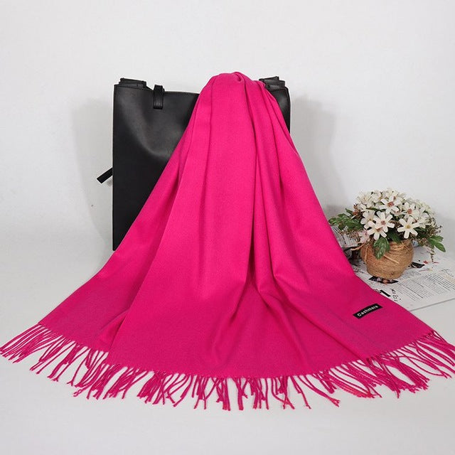 Winter Cashmere Women Scarf Female Luxury Brand Scarves Lady