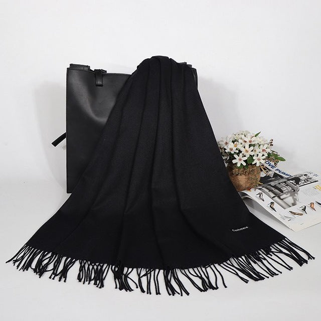 Winter Cashmere Women Scarf Female Luxury Brand Scarves Lady