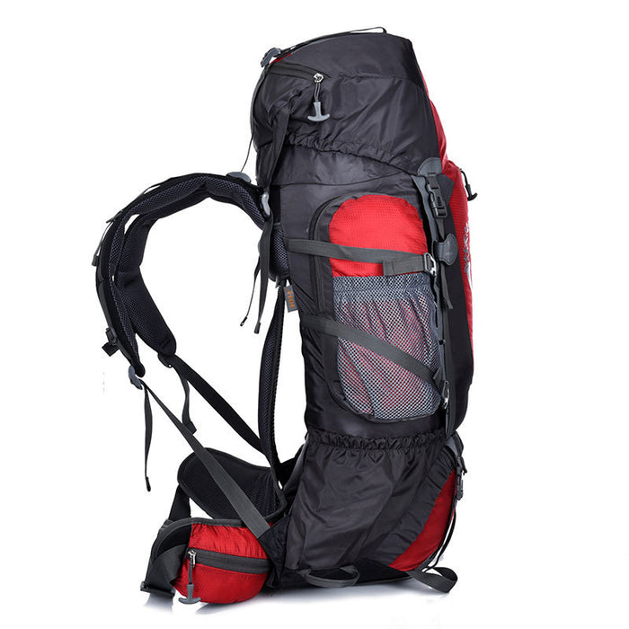 Pacote de montanhismo profissional 80l85l mochila ao ar livre viagem caminhadas ao ar livre acampamento burro tendas saco