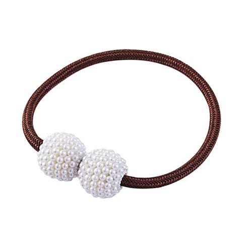 Magnetic Curtain Tiebacks Pearl Beads