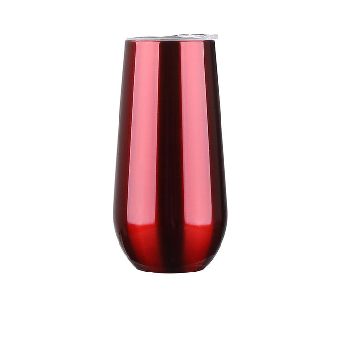 Taça de vinho em forma de U de aço inoxidável Taça de champanhe