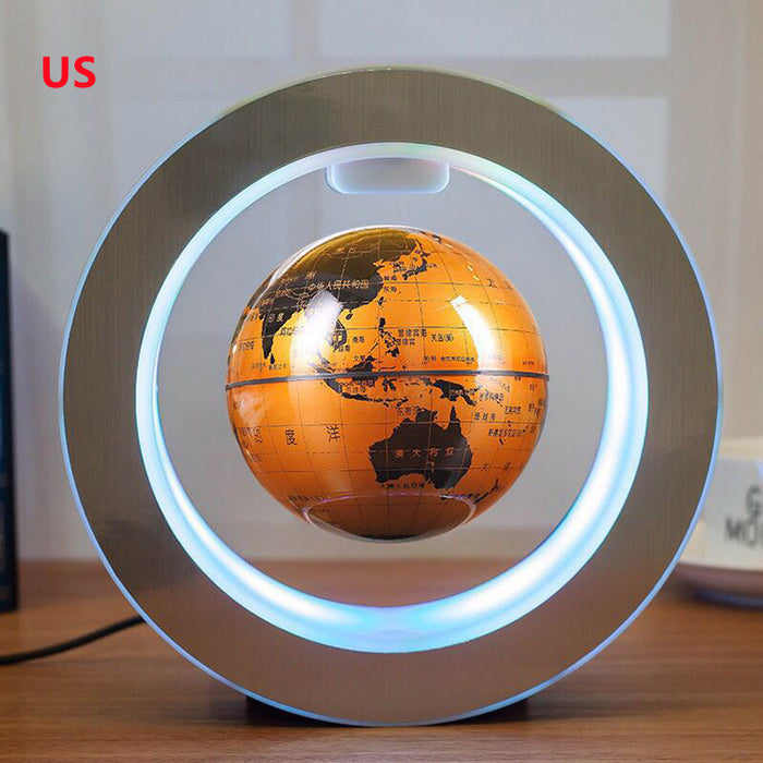 Carte du monde LED ronde, Globe flottant, lumière à lévitation magnétique, Anti-gravité, magie
