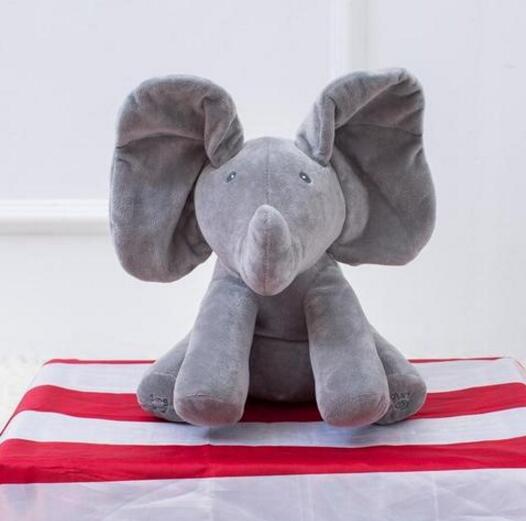 Peluche interactivo de elefante Peek-A-Boo