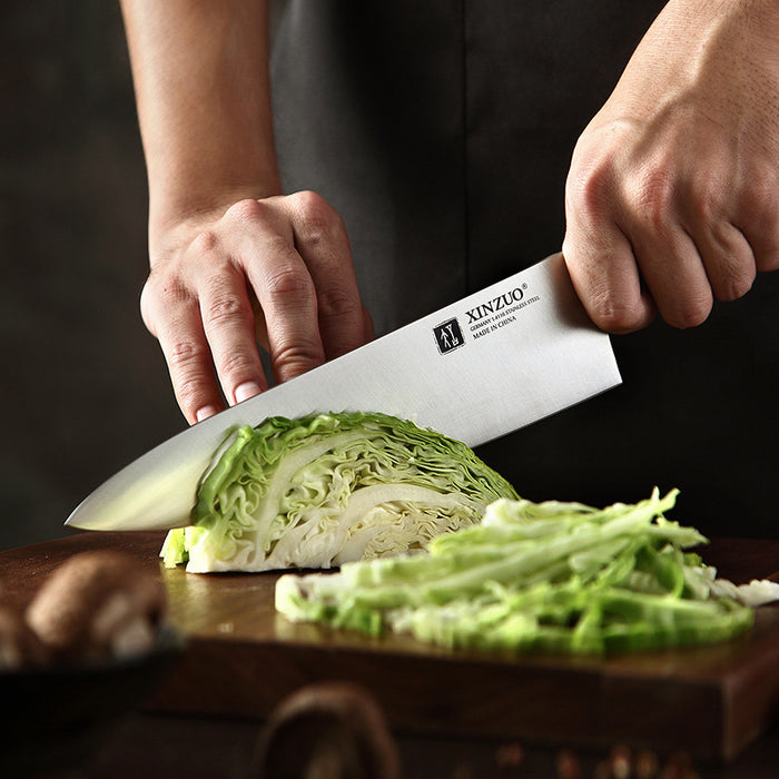 Stainless steel chef's knife