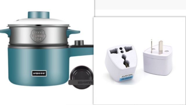 Mini olla eléctrica de cocina, olla de Cocina eléctrica multifuncional para el hogar, olla de cocina inteligente para fideos