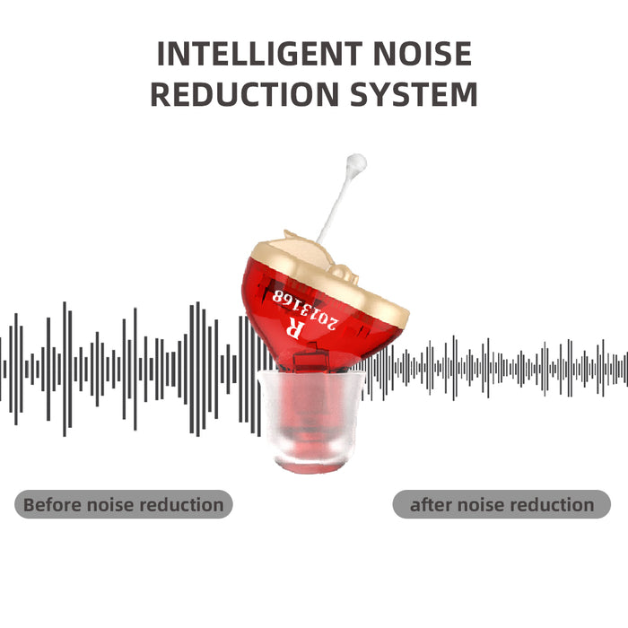 Audífonos Q10 para sordera de ancianos, ajustable, Micro inalámbrico, Mini tamaño, audífono Invisible, amplificador de sonido para oído