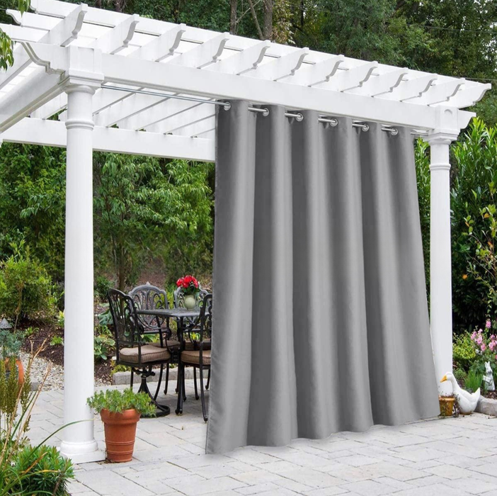 Color sólido al aire libre impermeable y protección solar protección UV cortina de sombreado de seda negra de alta precisión