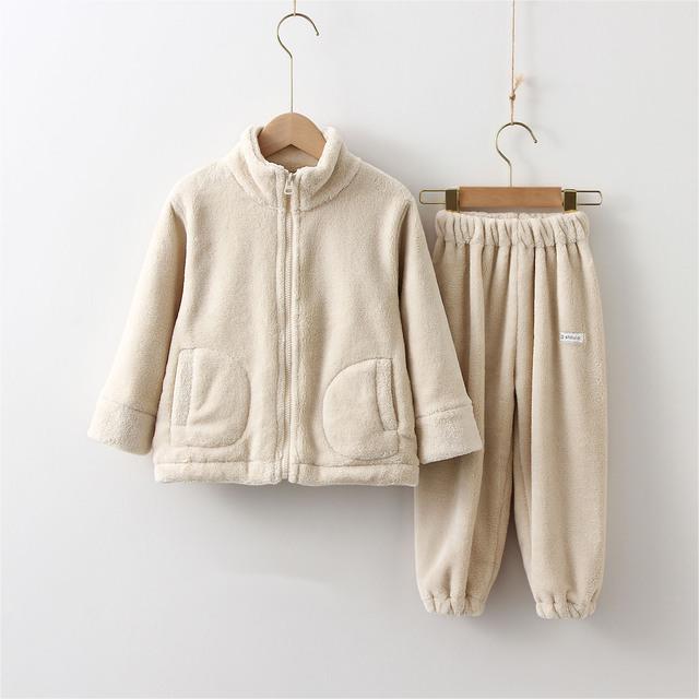 Abbigliamento per bambini Completo per bambini Maglione caldo Felpe con cappuccio in pile per ragazza