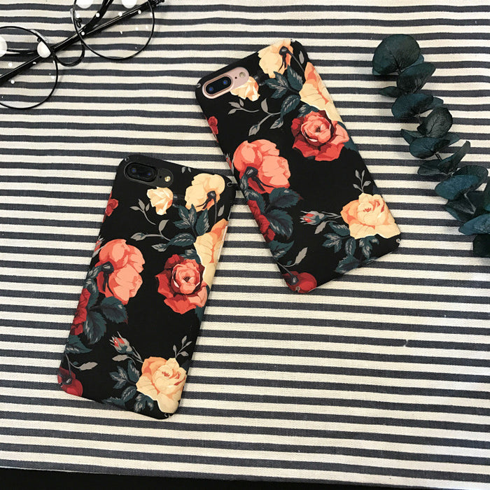 Retro cell phone accessories roses