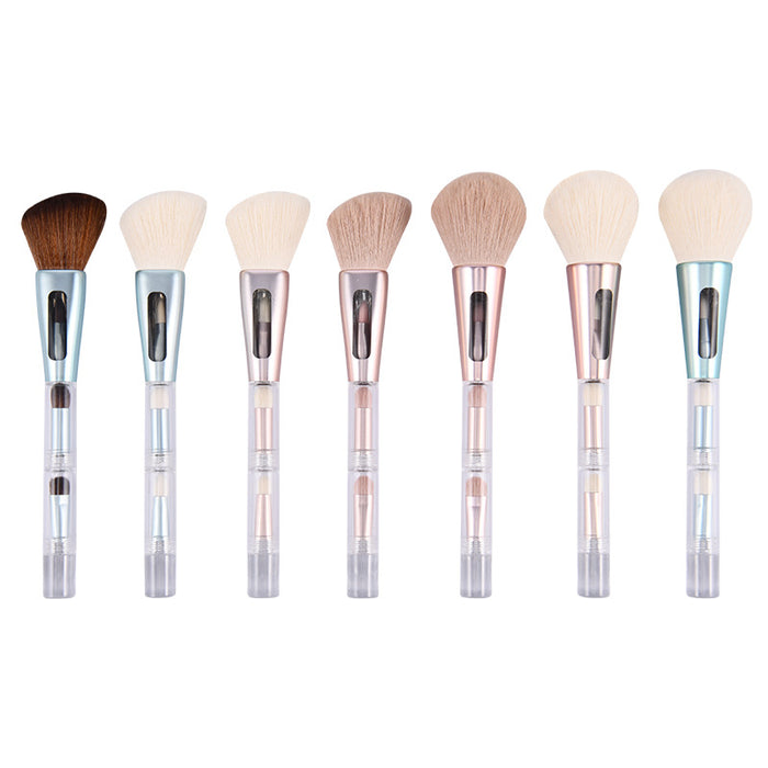 Four-In-One Portable Makeup Brush Beauty Makeup Brush Blush Brush Eyeshadow Brush Makeup Tool