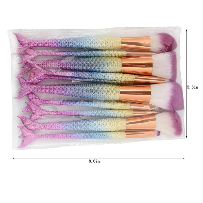 Makeup fishtail brush