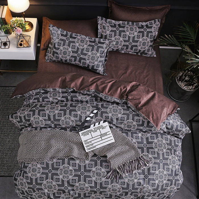 Four-piece bed linen for home textiles with high sales value