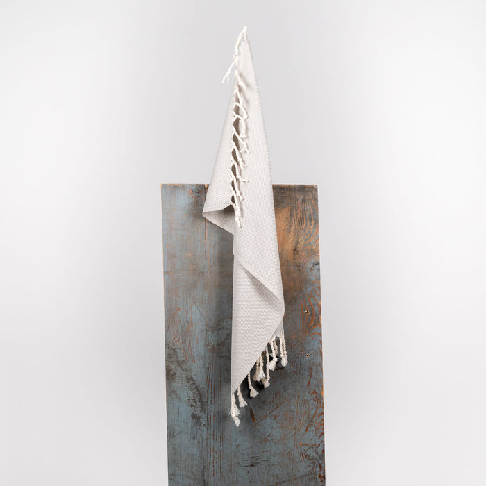 Handwoven table linen Peskir Spade | Light gray